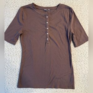 GAP ribbed short sleeve top